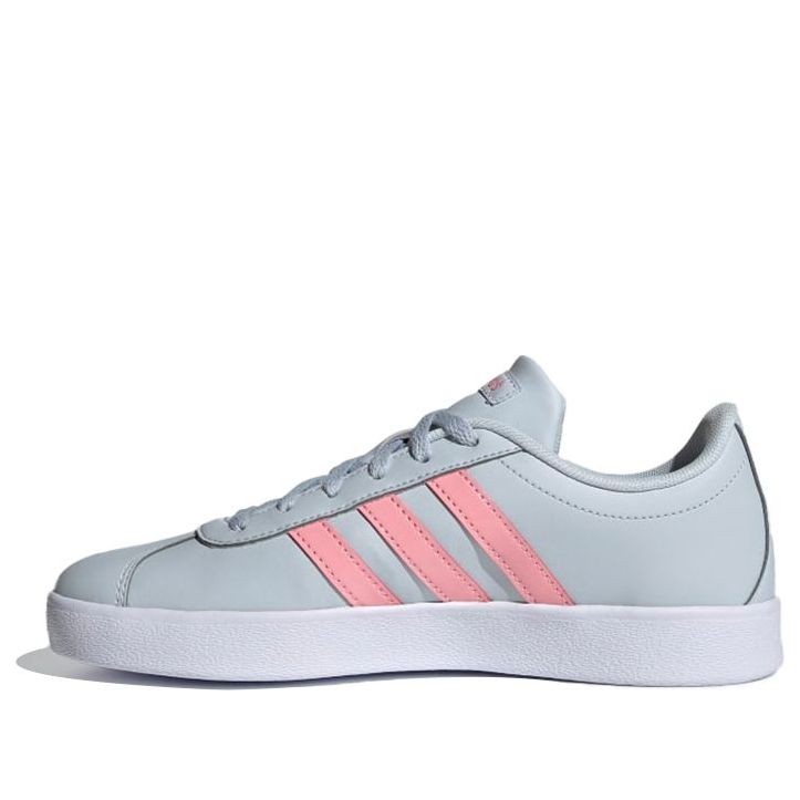 (GS) adidas VL Court 2.0 K Shoes 'Blue Pink' FY9151