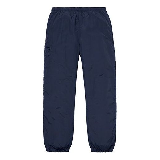 Supreme SS19 Nylon Trail Pant Bundle Feet Casual Long Pants Unisex Navy Blue SUP-SS19-994