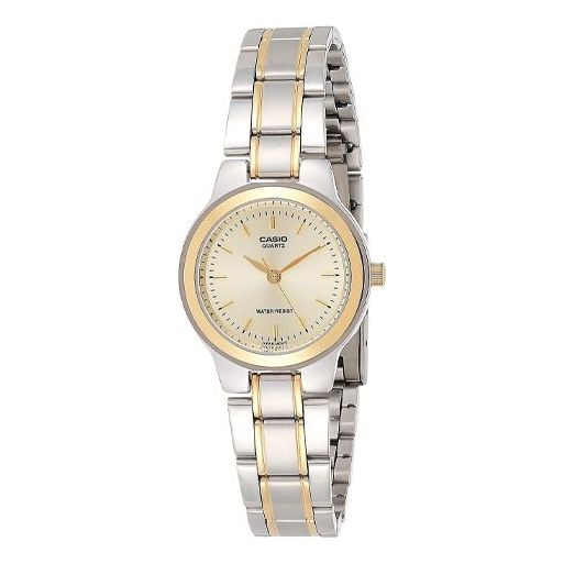 CASIO Female DRESS Japan / South Korea Fashion Quartz Gold Analog LTP-1131G-9ARDF