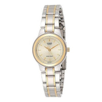 CASIO Female DRESS Japan / South Korea Fashion Quartz Gold Analog LTP-1131G-9ARDF