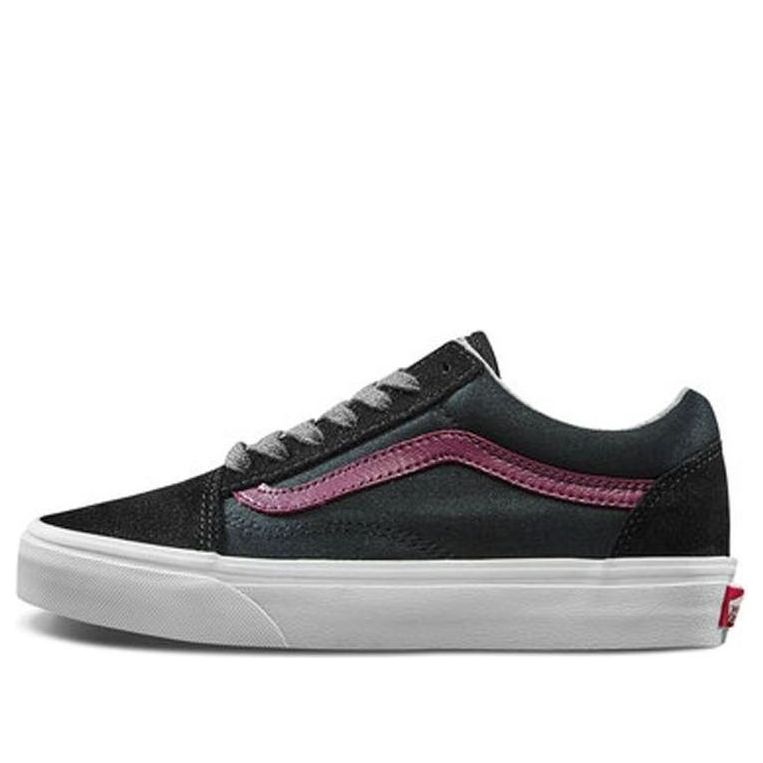Vans Jersey Lace Old Skool Shoes Black/Red VN0A38G1UNI