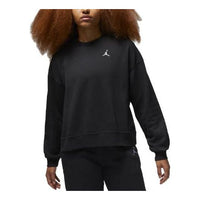 (WMNS) Air Jordan Brooklyn Fleece Crewneck Sweatshirt 'Black' FN4491-010