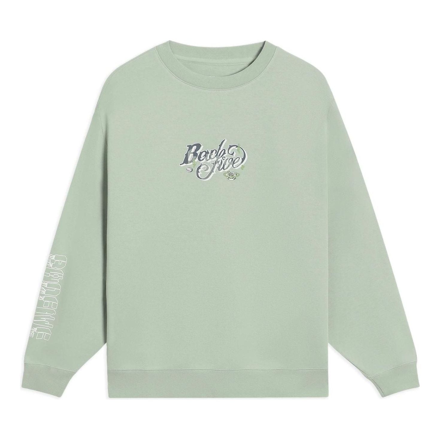 Li-Ning BadFive Pullover Sweater 'Frosty Green' AWDS653-6