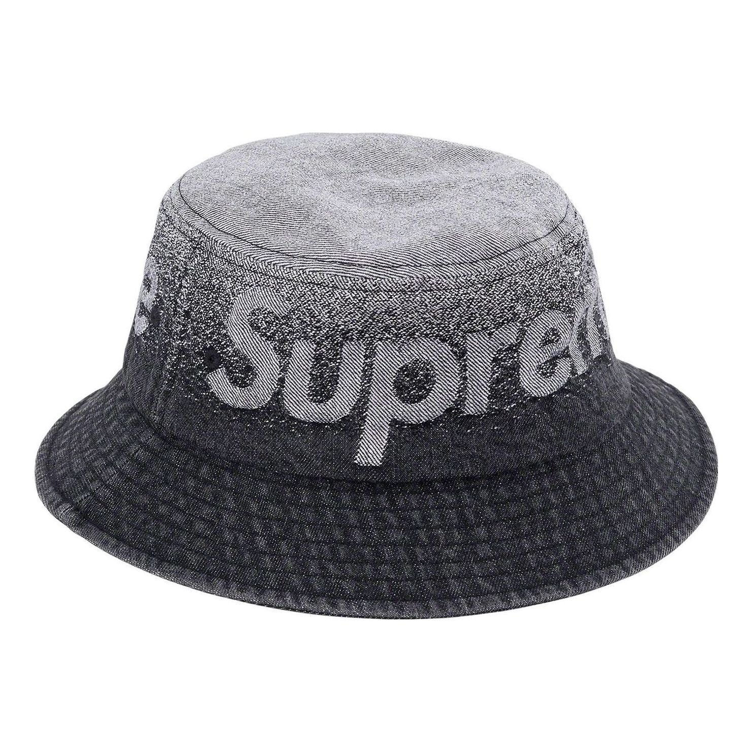 Supreme Fade Jacquard Denim Crusher 'Black Grey' SUP-SS22-891