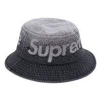 Supreme Fade Jacquard Denim Crusher 'Black Grey' SUP-SS22-891