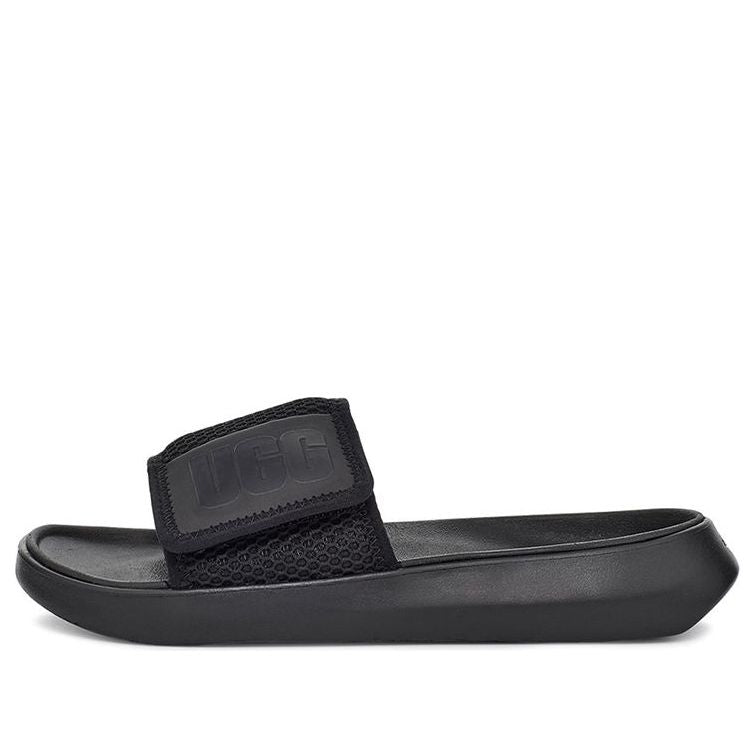 (WMNS) UGG LA Light Slide Black Slippers 1107911-BBLC