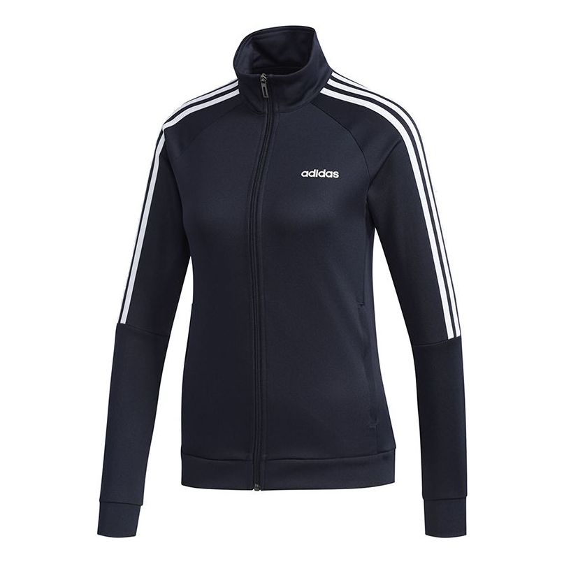 (WMNS) adidas Stand Collar Casual Sports Jacket Navy Blue FL0171