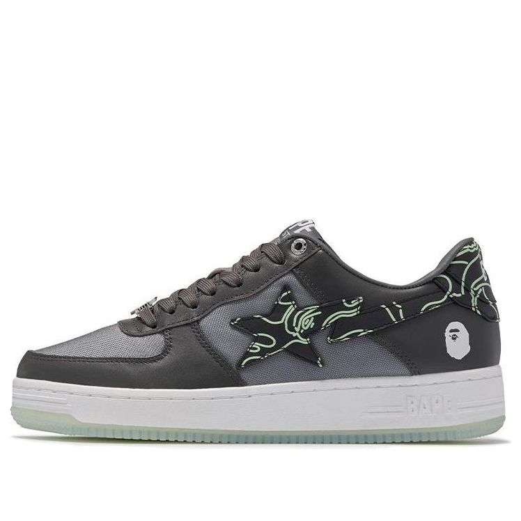 A BATHING APE Bape Sta 'Grey Green' 1I20-191-007-BLACK