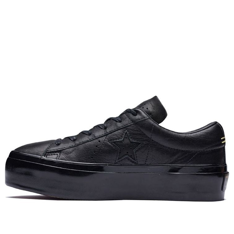 (WMNS) Converse One Star Platform Ox 'Black' 559898C