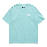 FILA FUSION Casual Sports Round Neck Short Sleeve Couple Style Pink Green T11U126110F-TQ
