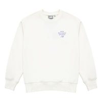 New Balance Logo Print Pullover Asia Sizing 'White Purple' 5CD12152-IV
