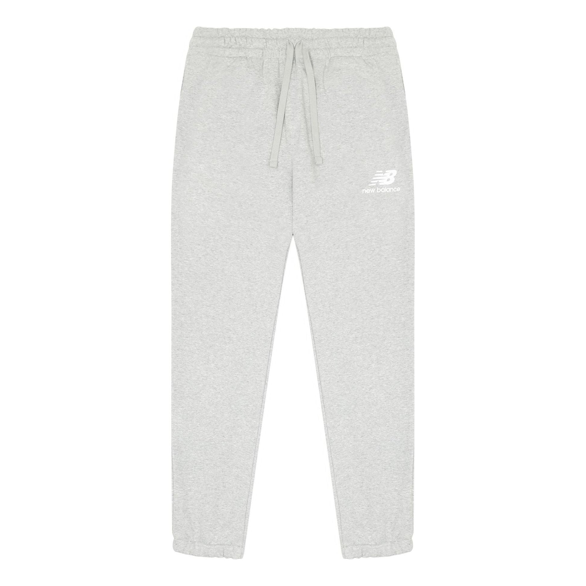 New Balance Essentials Stacked Logo Sweatpants Asia Sizing 'Grey' AMP31539-AG
