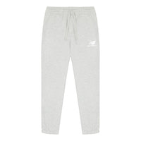 New Balance Essentials Stacked Logo Sweatpants Asia Sizing 'Grey' AMP31539-AG