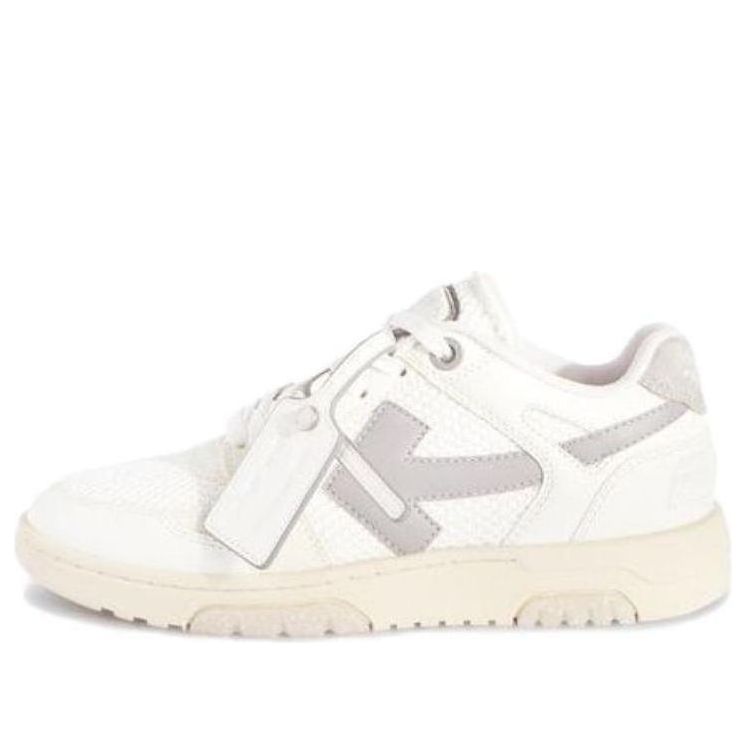 (WMNS) Off-White Out Of Office OOO Low Tops 'White Grey' OWIA276S24LEA0010109