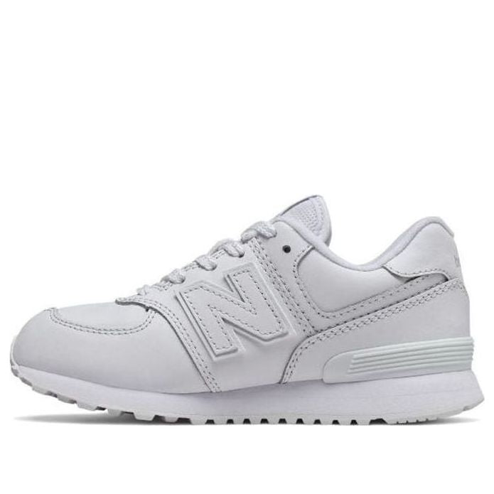 (GS) New Balance 574 'Pure White' GC574ERM
