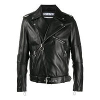 Men's Off-White Asymmetric Black Jacket OMJG011E20LEA0011001