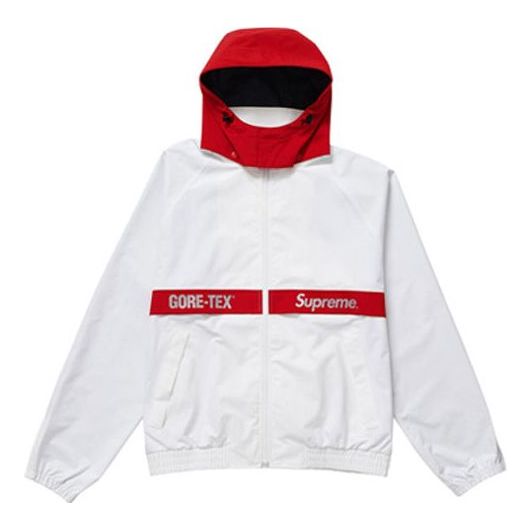 Supreme FW18 x GORE-TEX Court Jacket White 3M SUP-FW18-564