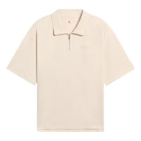 Li-Ning Logo Half Zip Polo Shirt 'Creamy White' APLS018-4