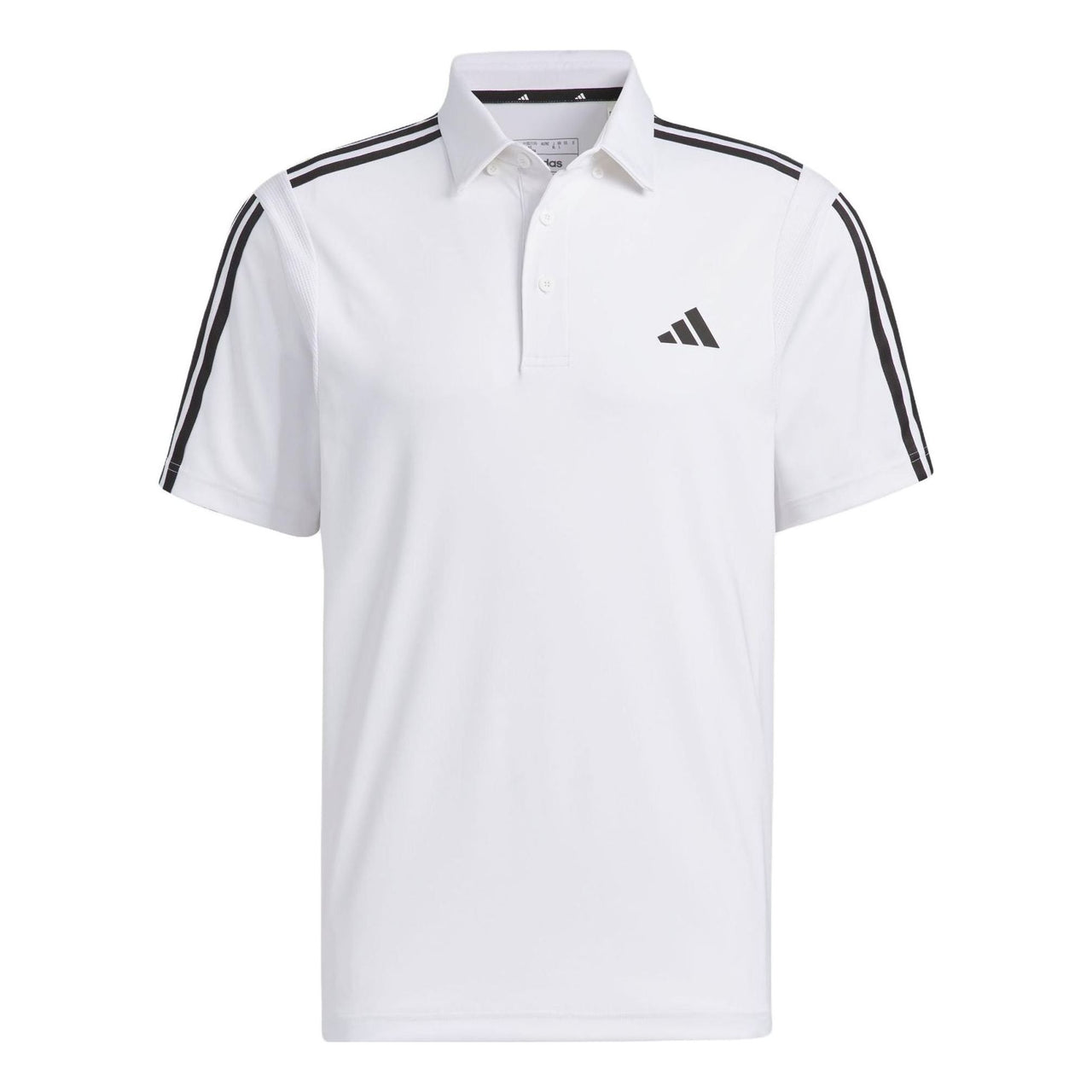 adidas HEAT.RDY 3-Stripe Short Sleeve Polo Shirt Asia Sizing 'White' HY0931