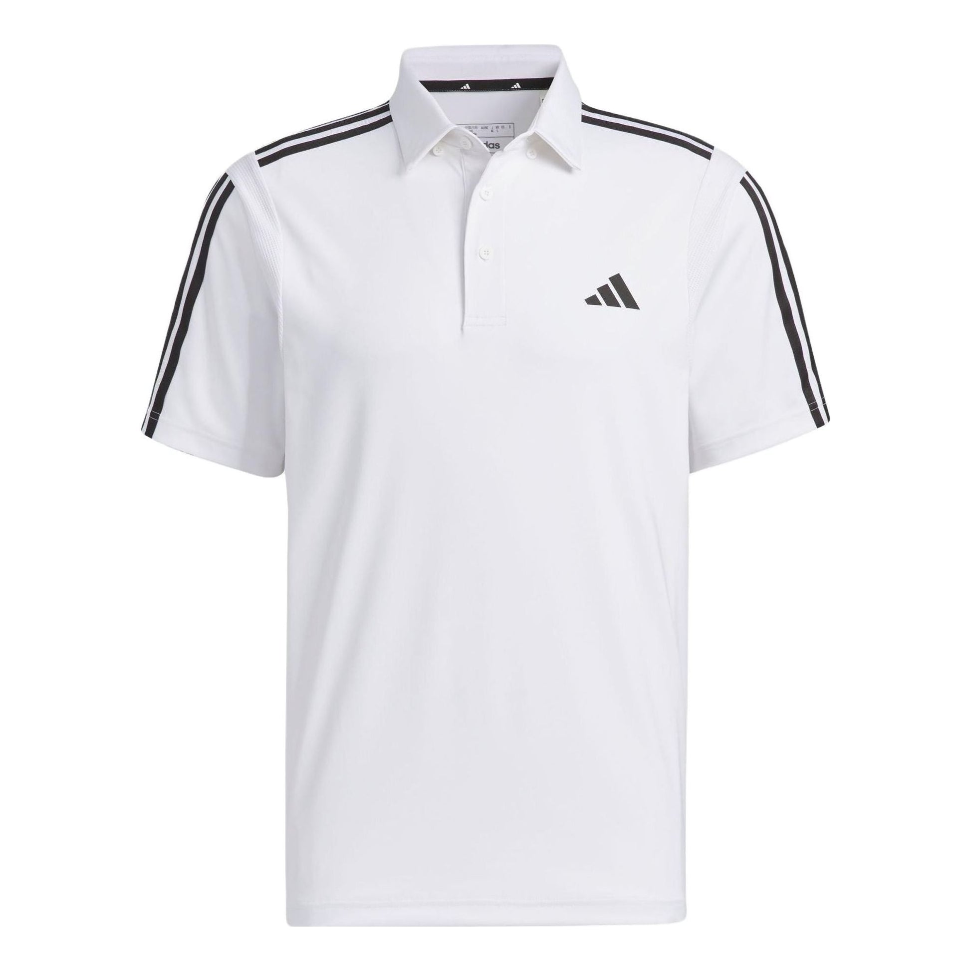 adidas HEAT.RDY 3-Stripe Short Sleeve Polo Shirt Asia Sizing 'White' HY0931