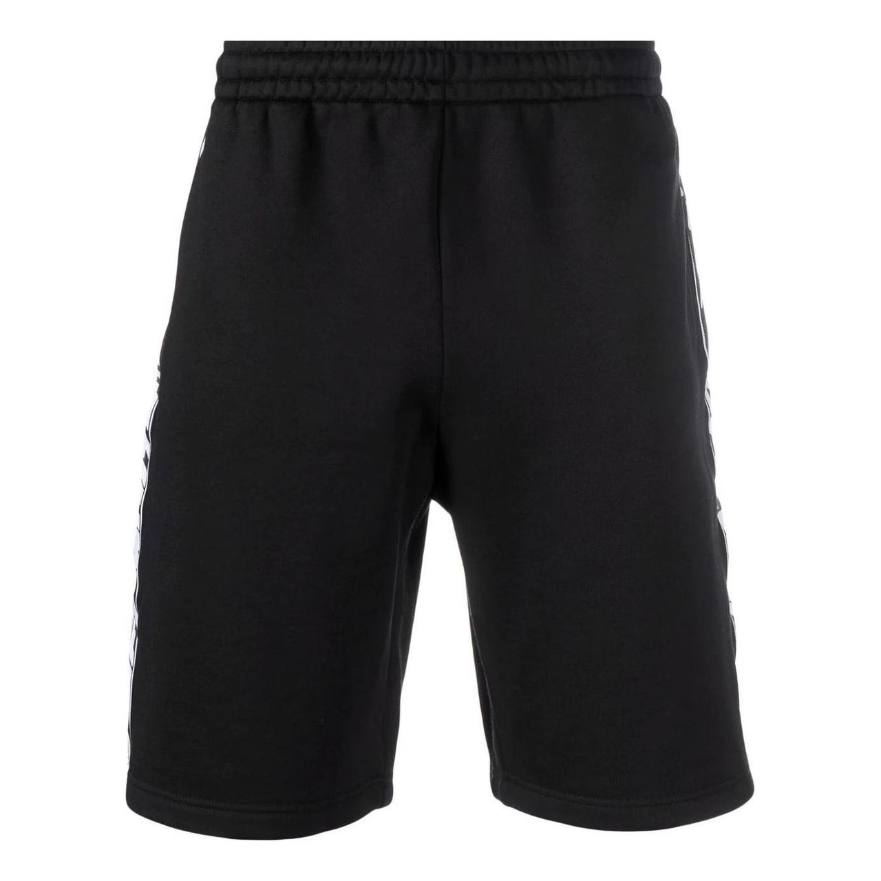 Men's Off-White FW22 Side Logo Elastic Waistband Sports Ordinary Version Black Shorts OMVH017C99FAB0011001