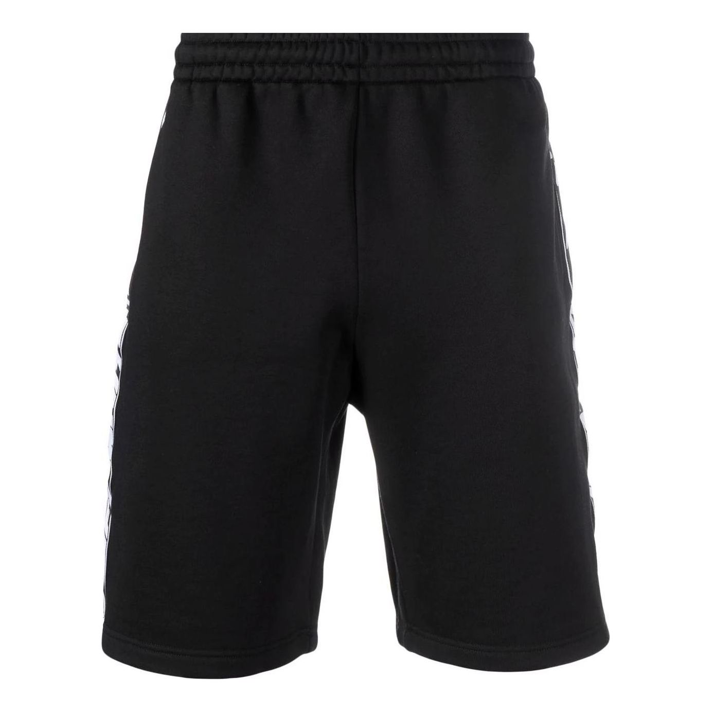 Men's Off-White FW22 Side Logo Elastic Waistband Sports Ordinary Version Black Shorts OMVH017C99FAB0011001