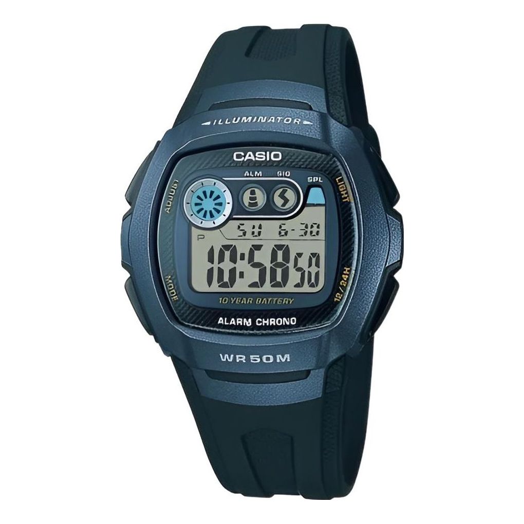 CASIO Waterproof Sports Shockproof Mens Digital W-210-1B