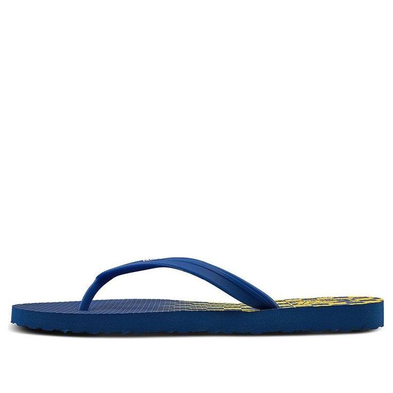 Vans Casual Fashion Unisex Blue Yellow Grid Slippers 'Blue Yellow' VN0A3MTLFBV