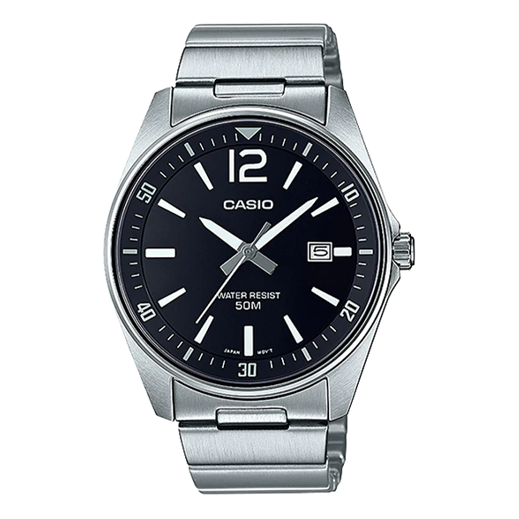 CASIO Male DRESS Japan / South Korea Fashion Quartz Silver Analog MTP-E170D-1BVDF
