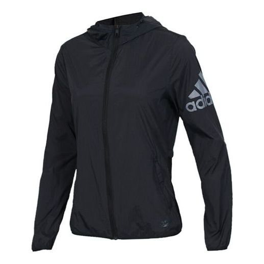 (WMNS) adidas Sports Stylish Casual Jacket Black DY8676