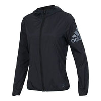 (WMNS) adidas Sports Stylish Casual Jacket Black DY8676