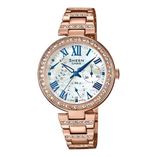 CASIO SHEENSeries es Rose-Golden Rose Gold Analog SHE-3043BPG-7A