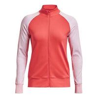 (WMNS) Under Armour Storm Midlayer Full Zip Jacket 'Pink Orange' 1377331-690