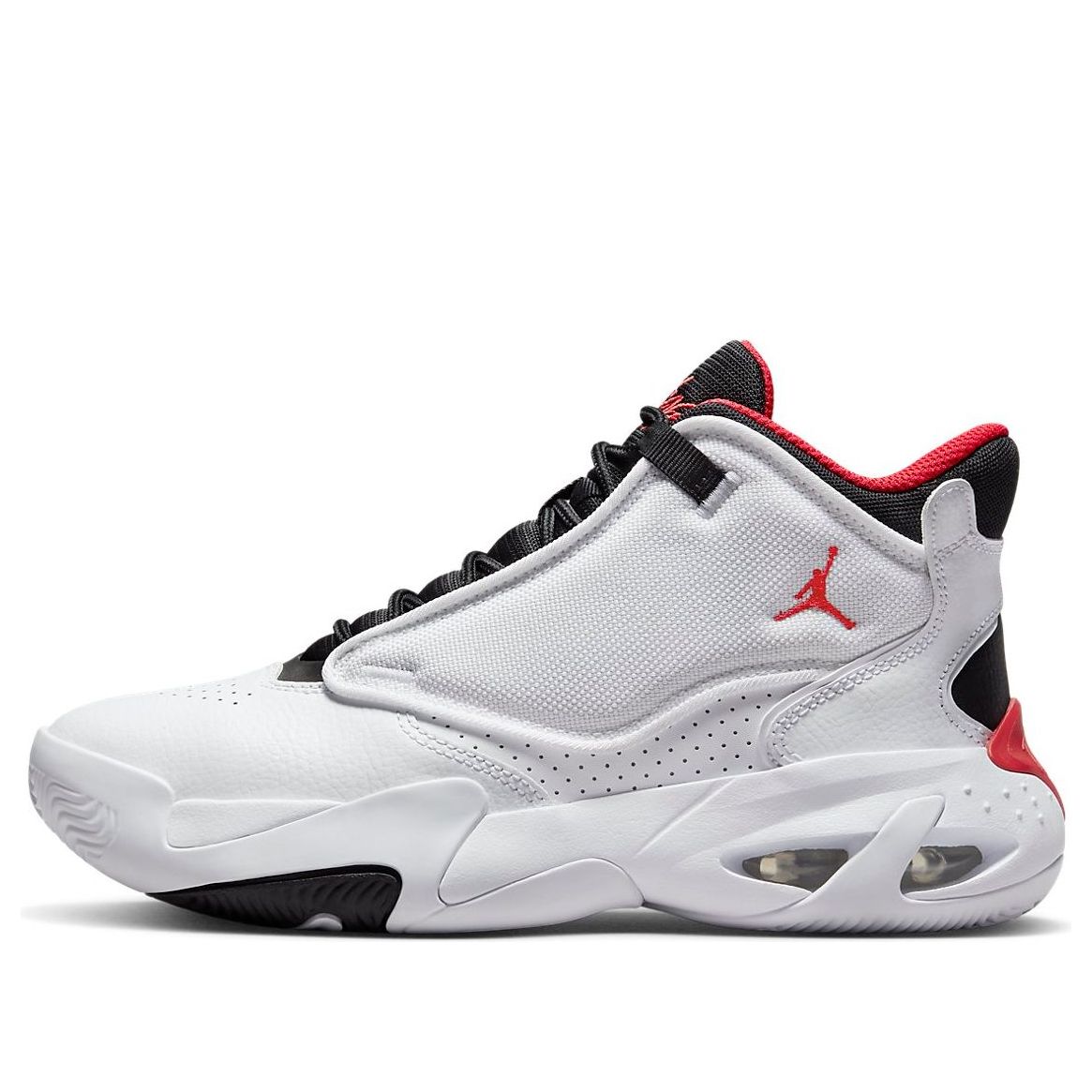(GS) Air Jordan Max Aura 4 'White University Red' DQ8404-160