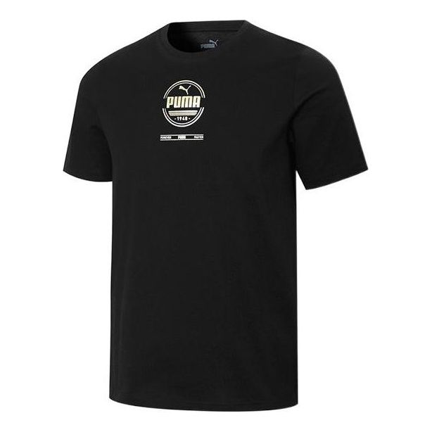 PUMA Foil Graphic Tee 'Black' 670878-01