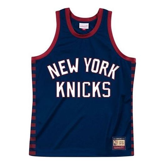 Mitchell & Ness x NBA New York Knicks Heritage Jersey 'Navy' TTNKCP18168-NYKNAVY52