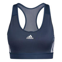 (WMNS) adidas 3-stripes Medium Support Rib Bra 'Blue' GM2963