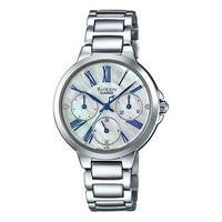 CASIO Waterproof SHEEN Sapphire Crystal Silver Analog SHE-3513D-7AUPR