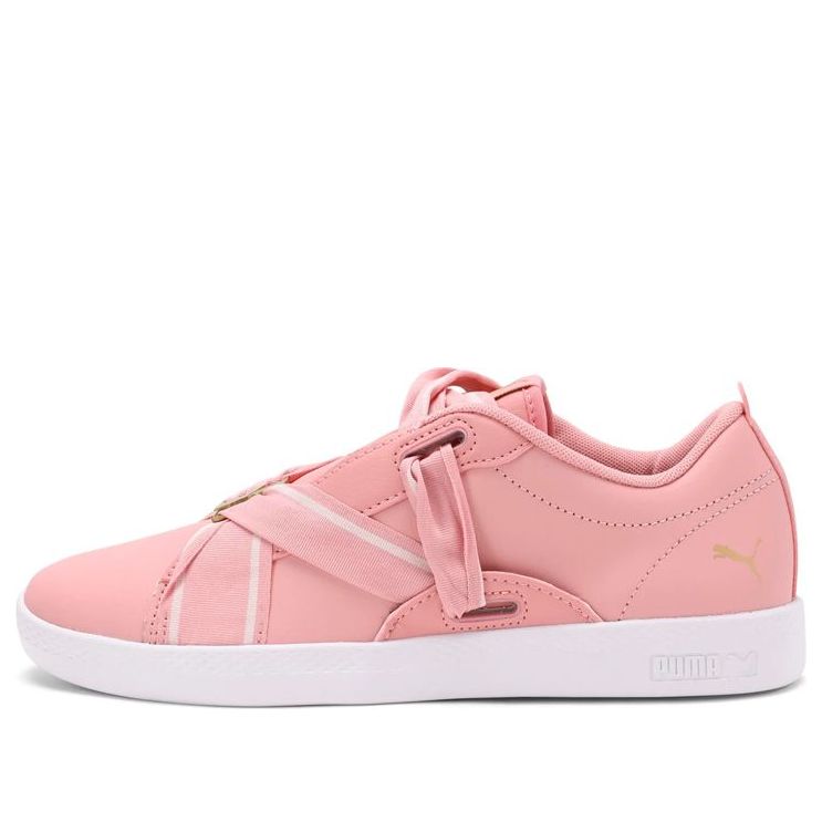 (WMNS) PUMA Smash Buckle Casual Board Shoes Pink/White 368081-08
