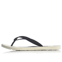 Li-Ning Stylish Black White Unisex Slippers AGAP021-1