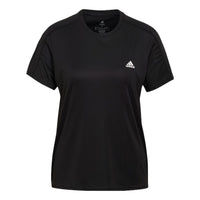 (WMNS) adidas Run It Running T-Shirt Asia Sizing 'Black' HL1455
