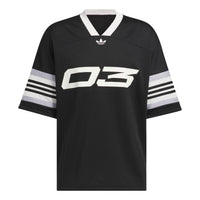 adidas Sports Jersey Asia Sizing 'Black White' IY7378