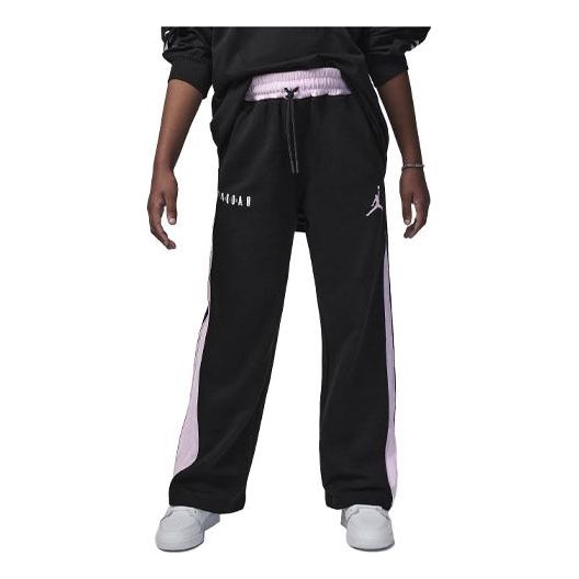(PS) Air Jordan Soft Touch Mixed Fleece Trousers 'Black Pink' FV5665-010