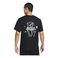 Nike Dri-Fit UV Hyverse Fitness T-Shirt 'Black' FN3280-010
