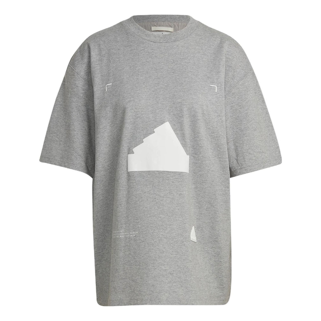(WMNS) adidas Oversized T-Shirt Asia Sizing 'Grey' HP1587