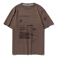 Li-Ning CF Series Printing Loose Round Neck Short Sleeve Unisex AHSQ376-2