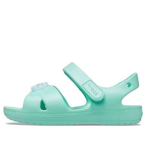 (GS) Crocs Classic Cross-Strap Charm Sandals 'Turquoise' 206947-3U3