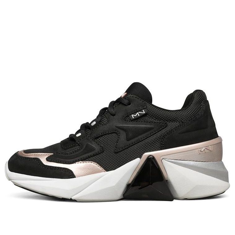 (WMNS) Skechers Diamond Air Sneakers Black 133070-BLK