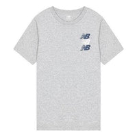 New Balance Triple Logo T-shirt Asia Sizing 'Grey' MT21905-AG