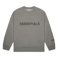 Fear of God Essentials charcoal Alphabet Printing Long Sleeves Unisex Gray FOG-SS20-297